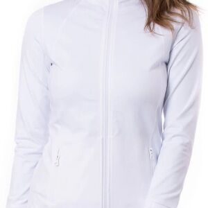 Women's White Golftini Jacket NWT size XL